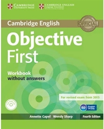Books Frontpage Objective First Workbook without Answers with Audio CD 4th Edition