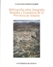 Front pageBibliografía sobre Geografía Humana y Económica de la Provincia de Almería