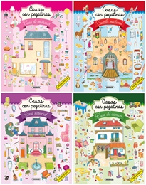 Books Frontpage Casas con pegatinas (4 títulos)