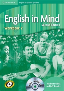 Books Frontpage English in Mind for Spanish Speakers Level 2 Workbook with Audio CD