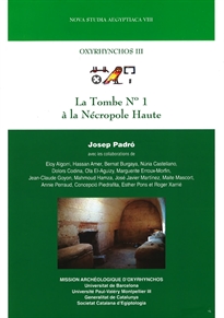 Books Frontpage Oxyrhynchos III. La Tombe Nº 1 à la Nécropole Haute