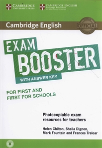 Books Frontpage Cambridge English Exam Booster for First and First for Schools with Answer Key with Audio