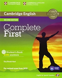 Books Frontpage Complete First for Spanish Speakers Self-Study Pack (Student's Book with Answers, Class Audio CDs (3)) 2nd Edition
