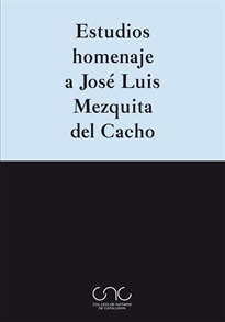 Books Frontpage Estudios homenaje a José Luis Mezquita del Cacho