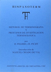 Books Frontpage Métodos de terminografía y principios de investigación terminológica (Hispanoterm)