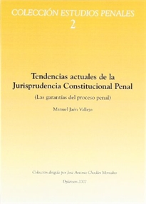 Books Frontpage Tendencias actuales de la jurisprudencia constitucional penal