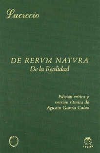 Books Frontpage De Rerum Natura - De La Realidad