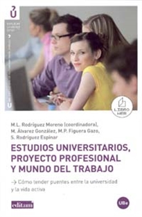 Books Frontpage Estudios Universitarios, Proyecto Profesional y Mundo del Trabajo.