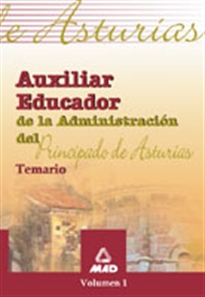 Books Frontpage Auxiliares educadores del principado de asturias. Volumen i