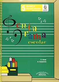 Books Frontpage Pentagrama Escolar Música 5 CAT