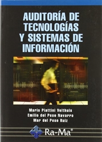 Books Frontpage Auditoría de Tecnologías y Sistemas de Información.