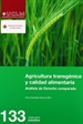 Portada del libro Agricultura transgénica y calidad alimentaria