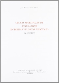 Books Frontpage Las glosas marginales de Vetus Latina en las Biblias vulgatas españolas