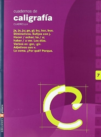 Books Frontpage Cuaderno de caligrafia 7 Cuadricula (Primaria)