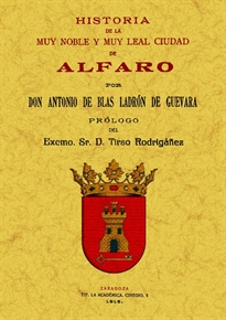 Books Frontpage Alfaro. Historia de la muy noble y leal ciudad