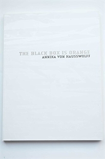 Books Frontpage Annika Von Hausswolff. The Black Box Is Orange