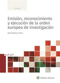 Books Frontpage Emisión, reconocimiento y ejecución de la orden europea de investigación