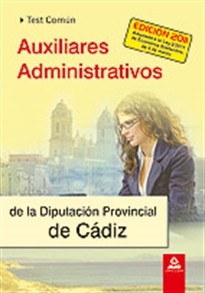 Books Frontpage Auxiliares administrativos de la diputación provincial de cádiz. Test común