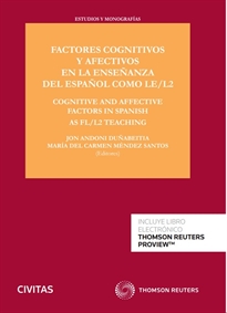 Books Frontpage Factores cognitivos y afectivos en la enseñanza del español como LE/l2 (Papel + e-book)