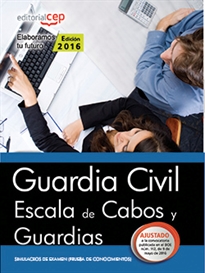 Books Frontpage Guardia Civil Escala de Cabos y Guardias. Simulacros de Examen (prueba de conocimientos)