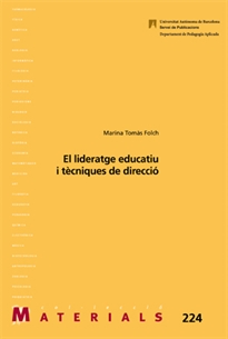 Books Frontpage El lideratge educatiu i técniques de direcció