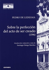 Books Frontpage Sobre la perfección del acto de ser creado (1596)