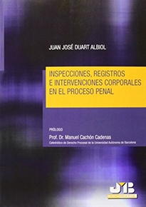 Books Frontpage Inspecciones, registros e intervenciones corporales en el proceso penal