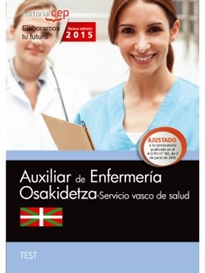 Books Frontpage Auxiliar Enfermería. Servicio vasco de salud-Osakidetza. Test