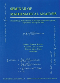 Books Frontpage Seminar of Mathematical Analysis (2003-2004)