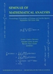 Front pageSeminar of Mathematical Analysis (2003-2004)