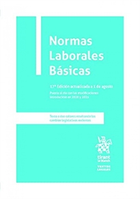 Books Frontpage Normas Laborales Básicas 17ª Edición actualizada a 1 de agosto