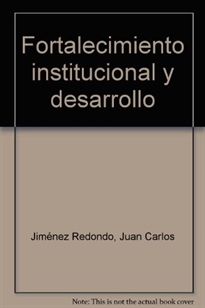Books Frontpage Fortalecimiento institucional y desarrollo