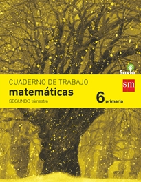 Books Frontpage Cuaderno de matemáticas. 6 Primaria, 2 Trimestre. Savia