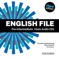 Books Frontpage English File 3rd Edition Pre-Intermediate. Class Audio CD