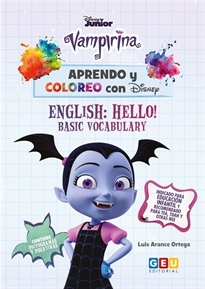 Books Frontpage Aprendo y coloreo con Disney. Vampirina. Inglés