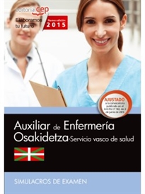 Books Frontpage Auxiliar Enfermería. Servicio vasco de salud-Osakidetza. Simulacros de examen