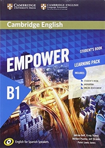 Books Frontpage Cambridge English Empower for Spanish Speakers B1 Learning Pack (Student's Book with Online Assessment and Practice and Workbook)