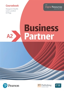 Books Frontpage Business Partner A2 Coursebook and Standard MyEnglishLab Pack