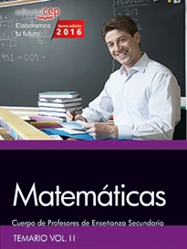 Books Frontpage Cuerpo de Profesores de Enseñanza Secundaria. Matemáticas. Temario Vol. II.