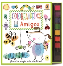 Books Frontpage Colorea Con Tus Dedos: Amigos