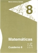 Front pageMatemáticas. Cuaderno 8