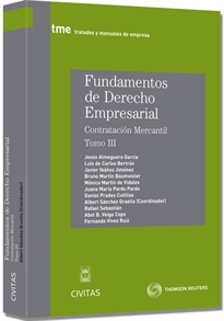 Books Frontpage Fundamentos de Derecho Empresarial III - Contratación Mercantil