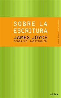 Books Frontpage Sobre la escritura. James Joyce