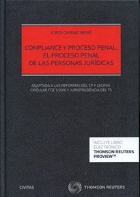 Books Frontpage Compliance y proceso penal. El proceso penal de las personas jurídicas (Papel + e-book)