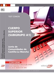 Books Frontpage Cuerpo Superior (Subgrupo A1) Junta de Comunidades de Castilla-La Mancha. Test Común