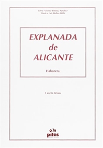 Books Frontpage Explanada de Alicante. Habanera