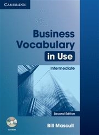 Books Frontpage Business Vocabulary in Use Intermediate with Answers and CD-ROM 2nd Edition