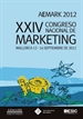 Front pageXXIV Congreso Nacional de Marketing. AEMARK 2012 Mallorca