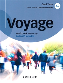 Books Frontpage Voyage A2 Workbook without Key and DVD Pack