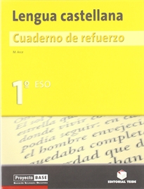 Books Frontpage Cuaderno de refuerzo. Lengua castellana 1º ESO